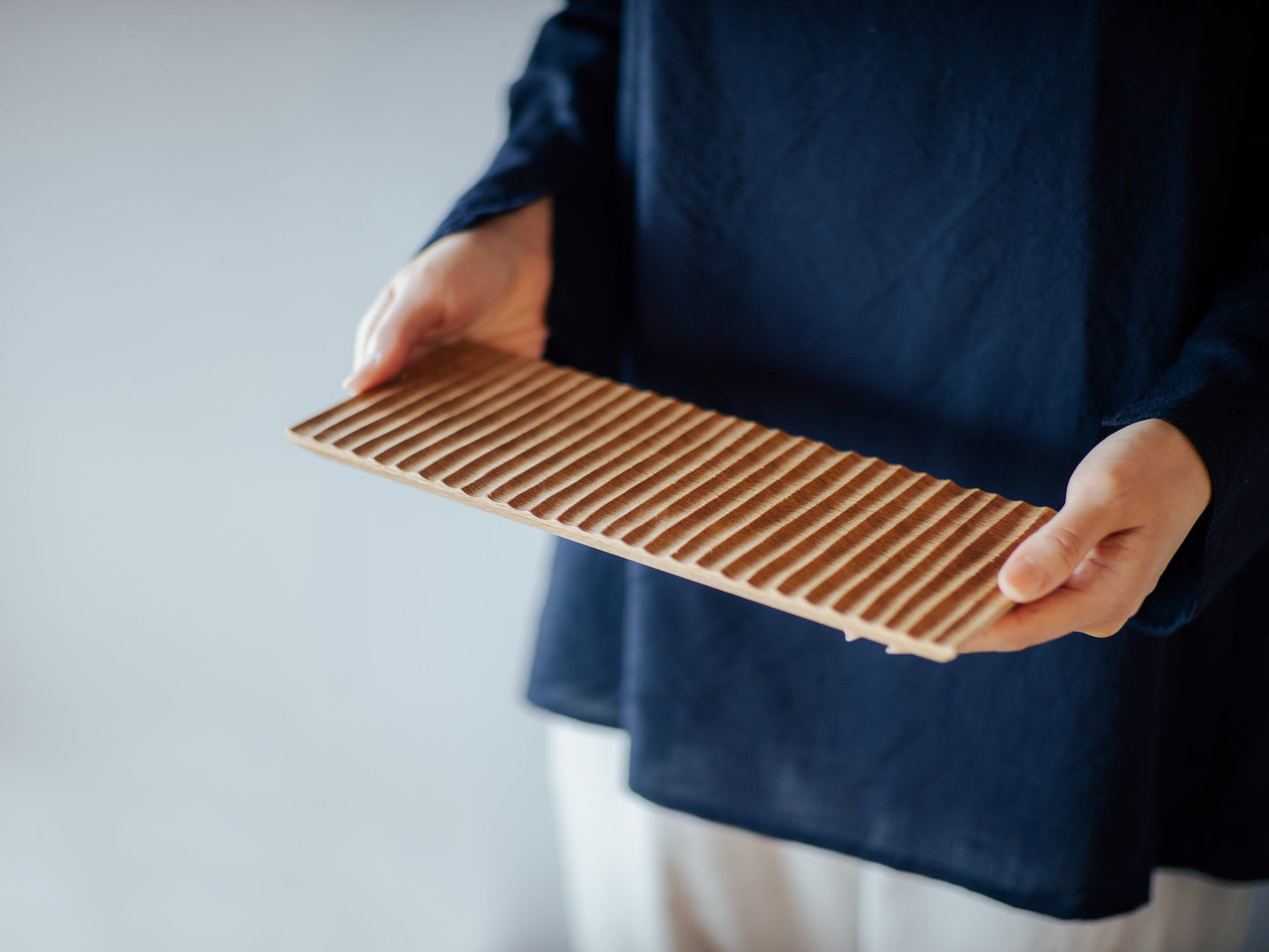 TSUKI-JIRI WOOD PLATE